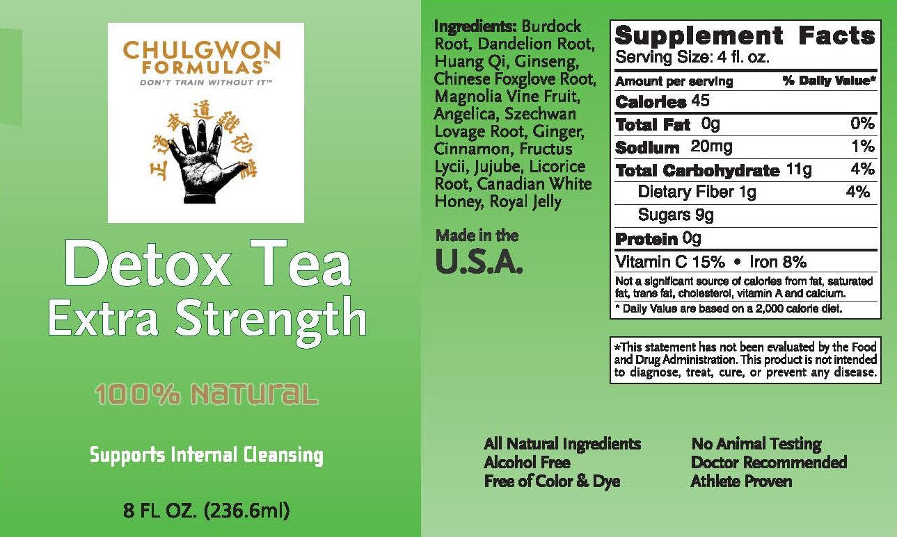 Extra Strength Detox Tea - 8oz formula